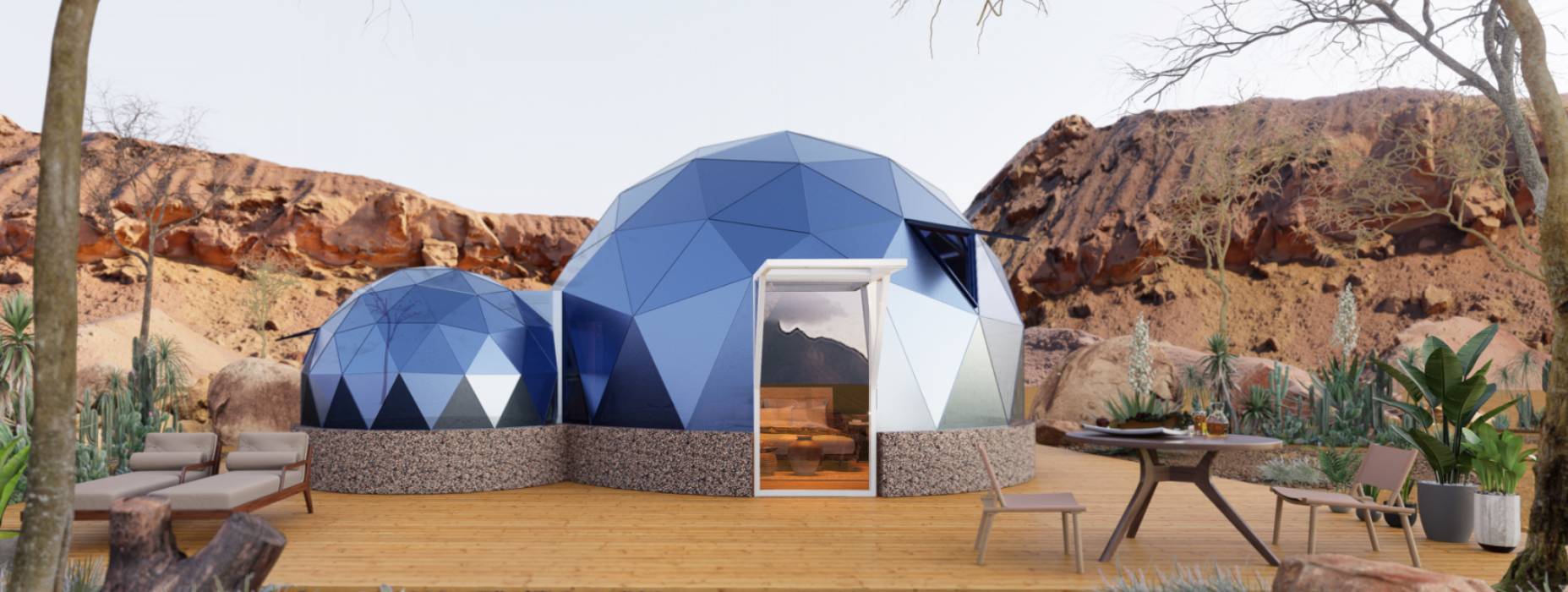 昌黎县球形智能光伏玻璃星空房